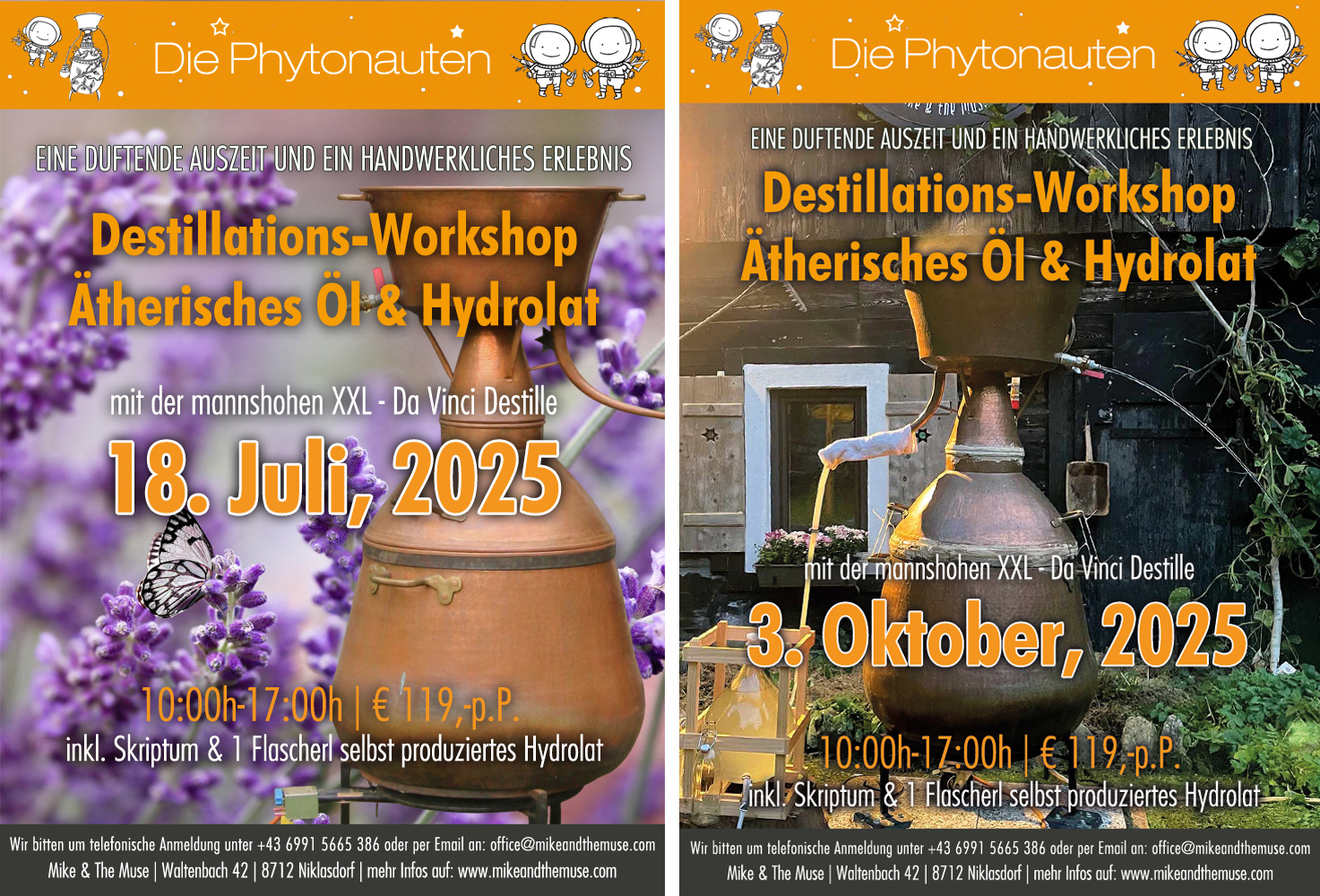 destillations workshops